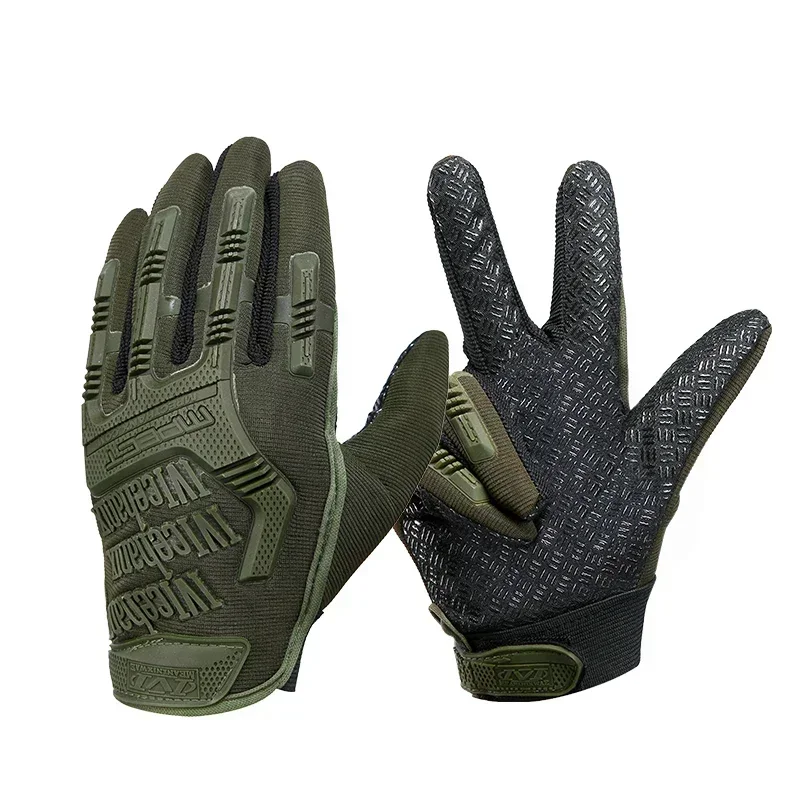 Average size Seals Full Finger Protective Gloves Male Training Fighting Outdoor Bicycle Riding Camouflage Gloves protection