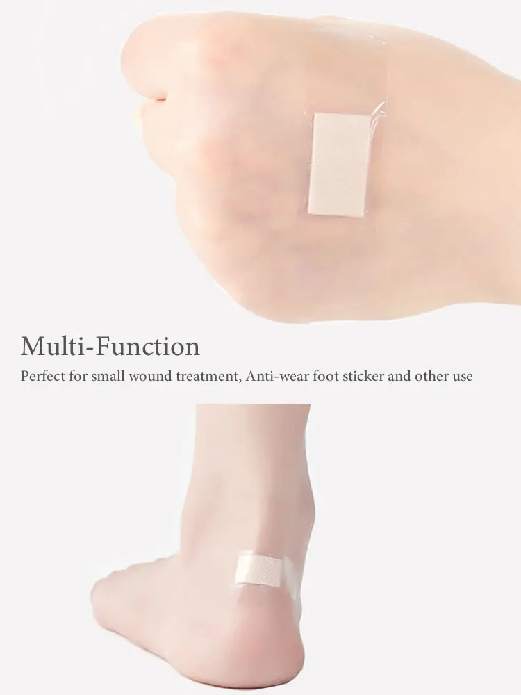 100Pcs/Pack Transparent Wound Adhesive Plaster For Home Travel First Aid Kit Anti-Bacteria Band Bandages Sticker