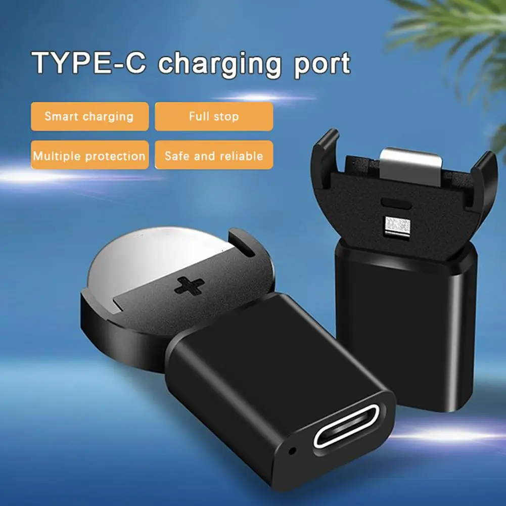 New For LIR2032 LIR1632 LIR2025 LIR2016 LIR2032H Batteries Long-Lasting Type-C Lithium Coin Charger Widely Charging