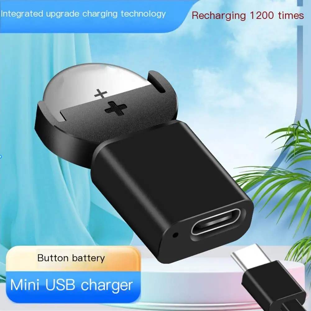 New For LIR2032 LIR1632 LIR2025 LIR2016 LIR2032H Batteries Long-Lasting Type-C Lithium Coin Charger Widely Charging