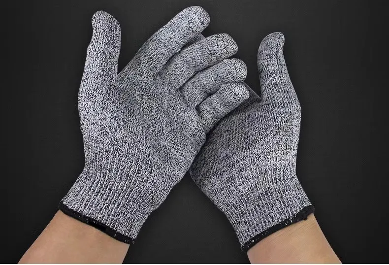 Grade 5 Anti-cutting Gloves Glass Factory Kitchen Fishing Special Glass Anti-scratch Anti-knife Cut Anti-stabbing Gloves