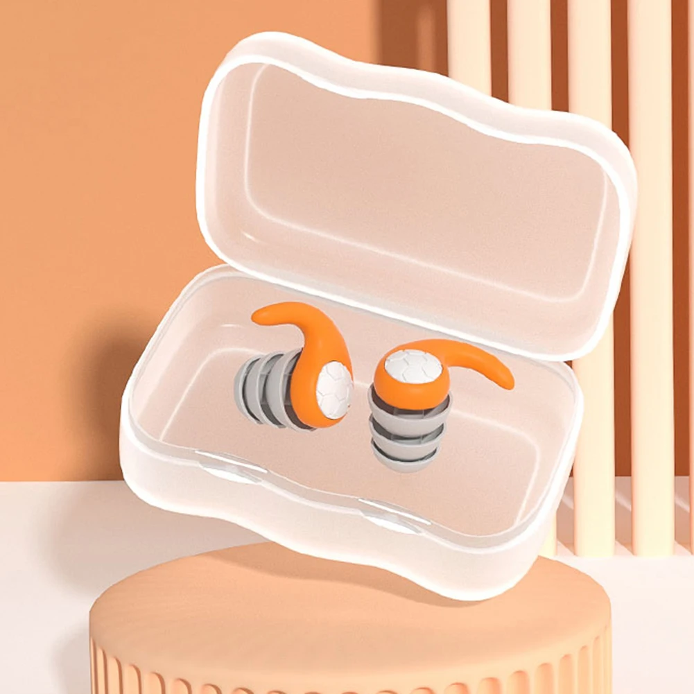 Silicone Earplug For Children Swimming Ear Protection Noise Reduction Waterproof Sleeping Earplugs for 5-12 Year Old Children