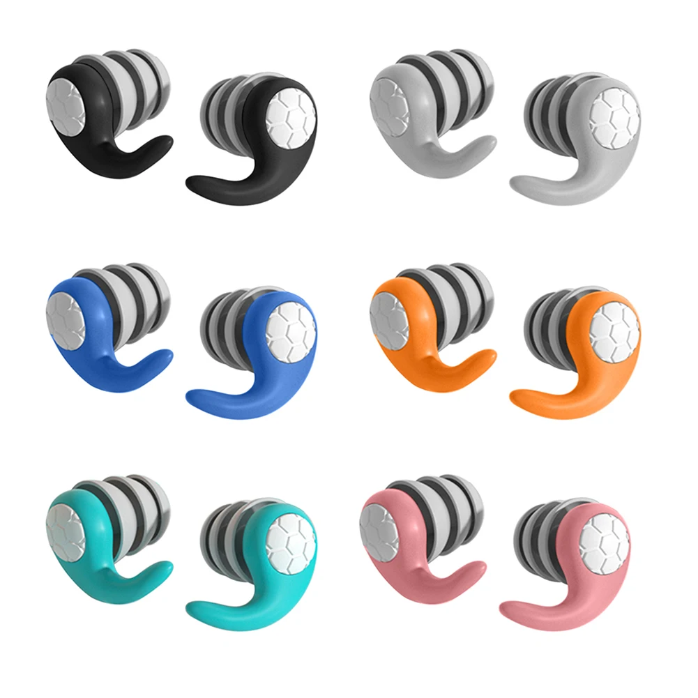Silicone Earplug For Children Swimming Ear Protection Noise Reduction Waterproof Sleeping Earplugs for 5-12 Year Old Children