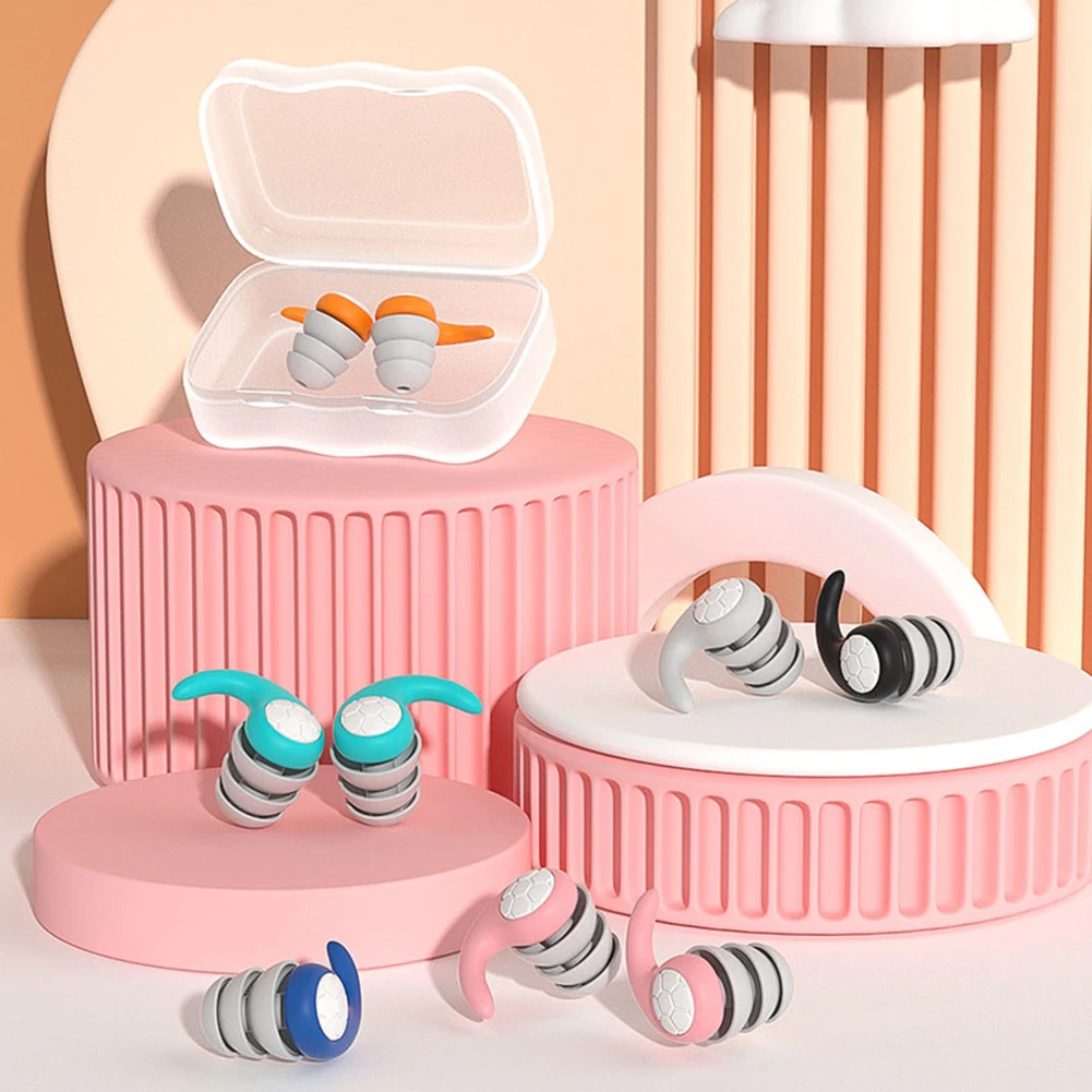 Silicone Earplug For Children Swimming Ear Protection Noise Reduction Waterproof Sleeping Earplugs for 5-12 Year Old Children