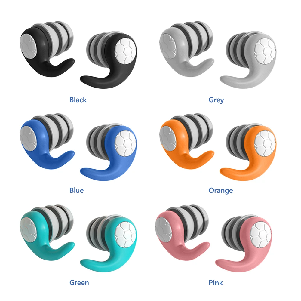 Silicone Earplug For Children Swimming Ear Protection Noise Reduction Waterproof Sleeping Earplugs for 5-12 Year Old Children