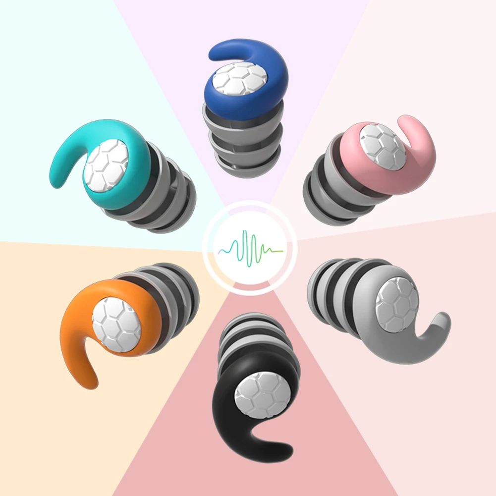 Silicone Earplug For Children Swimming Ear Protection Noise Reduction Waterproof Sleeping Earplugs for 5-12 Year Old Children