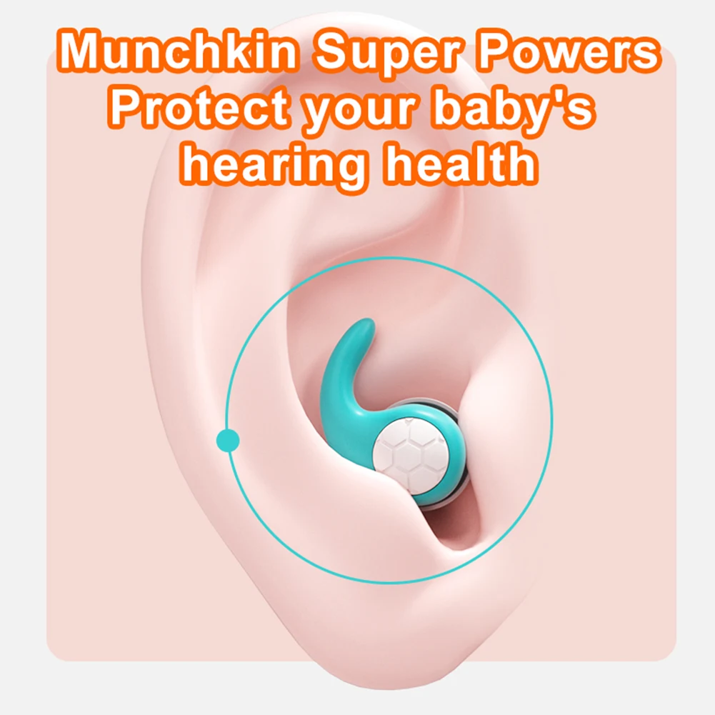Silicone Earplug For Children Swimming Ear Protection Noise Reduction Waterproof Sleeping Earplugs for 5-12 Year Old Children