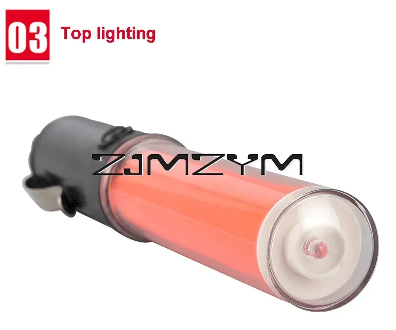 26cm Traffic Light Baton Concert Light Stick Side Clip Design Signal Traffic Wand LED Warning Lamp 3 Flashing Modes