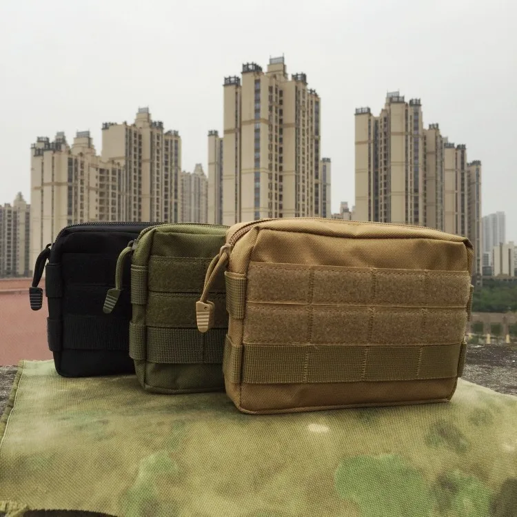 EDC Molle Waist Bag Tactical Pouch Medical Outdoor First Aid Bag Belt Pouch Sports Hunting Bag
