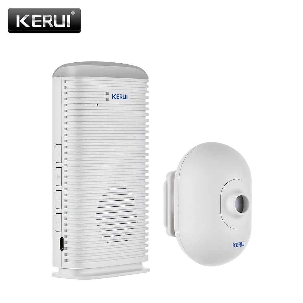 KERUI DW9 Driveway Garage Alarm Wireless Welcome Burglar Passage Detector Outdoor PIR Motion Sensor Alarm Security Protection