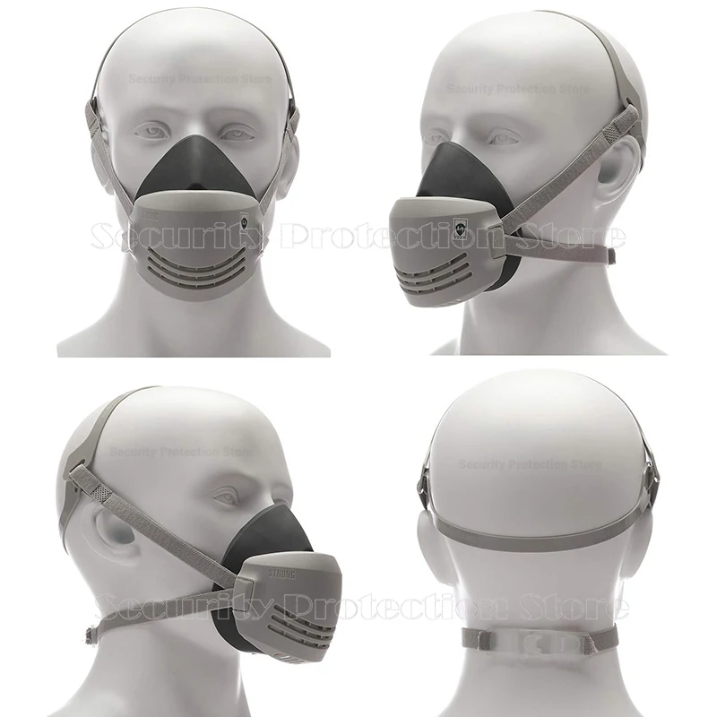 21in1 Dust Mask Carbon Filter Cotton Respirator Half Face Dust-Proof Anti Industrial Construction Dust Haze Fog Safety Gas Mask