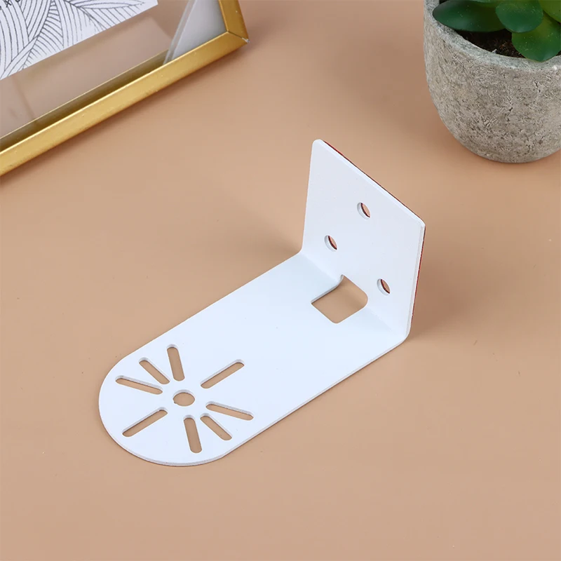 1Pc L Shape Nail Free Wall Mount Camera Iron Bracket with Glue Base PTZ Version Camera Surveillance Bracket for Huawei Xiaomi