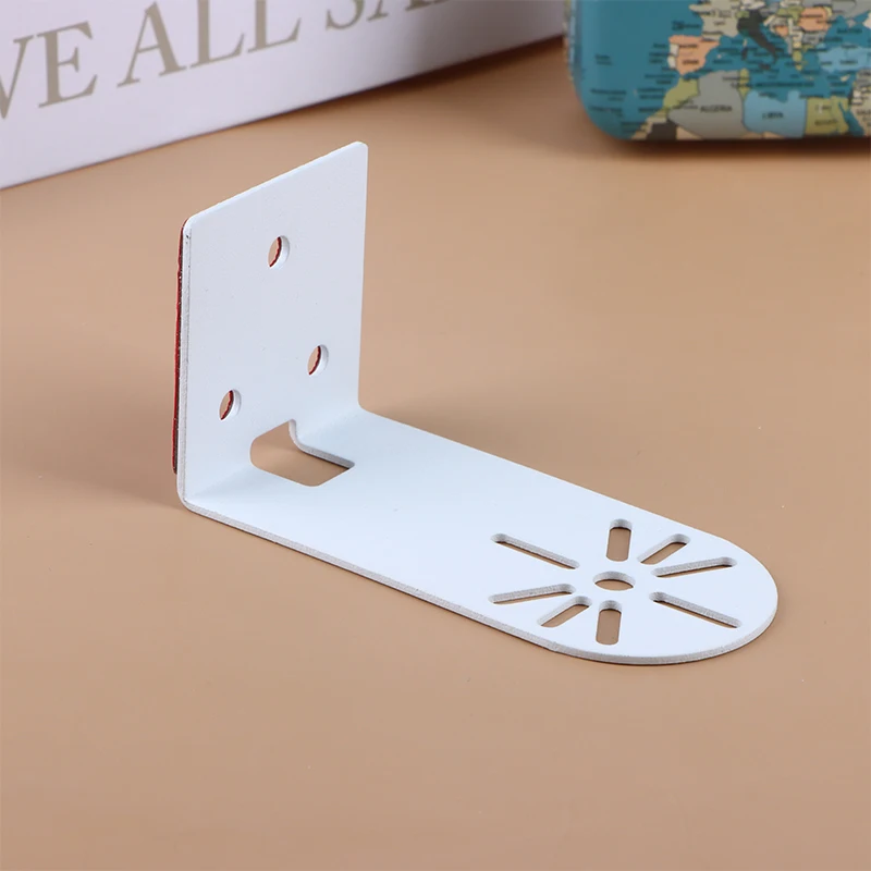 1Pc L Shape Nail Free Wall Mount Camera Iron Bracket with Glue Base PTZ Version Camera Surveillance Bracket for Huawei Xiaomi