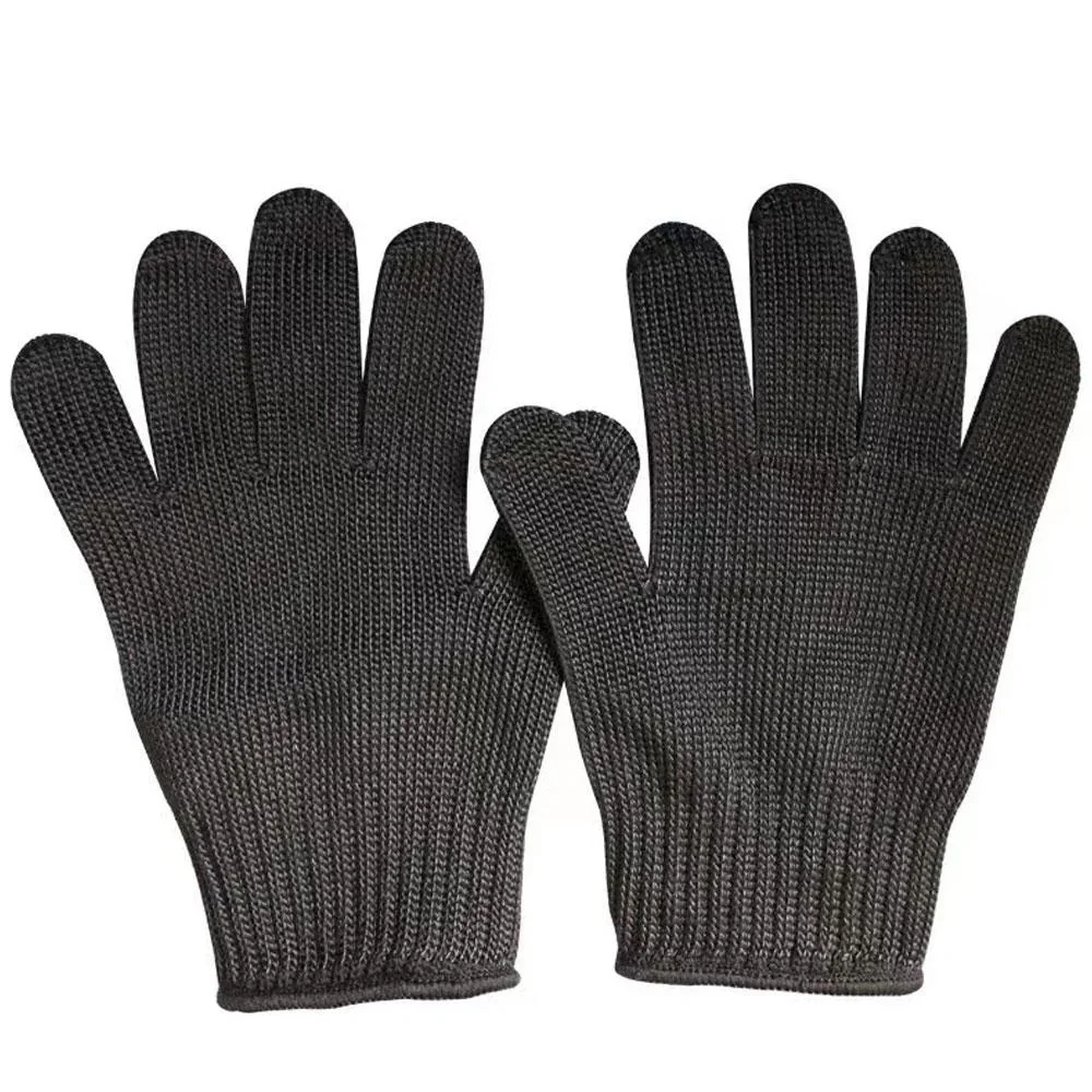 1 Pair of anti-cut labor protection gloves, safety, self-defense, cutting metal mesh, butcher anti-cut, breathable protection