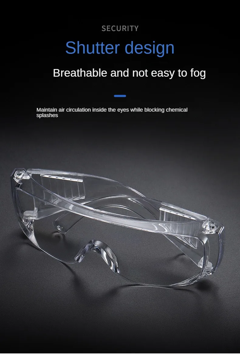 Blinds Goggles Anti-splash Industrial Anti-impact Anti-fog Anti-droplet Riding Safety Goggles Security Protection