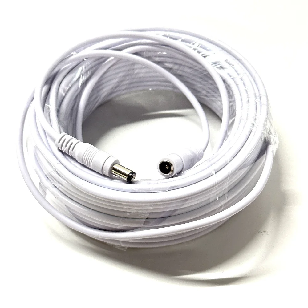 DC 12V Power Adapter Extension Cable 5.5*2.1mm Male Female Power Cord Extend Wire 3M 5M 10M 15M 20M 30M Cable For CCTV Camera