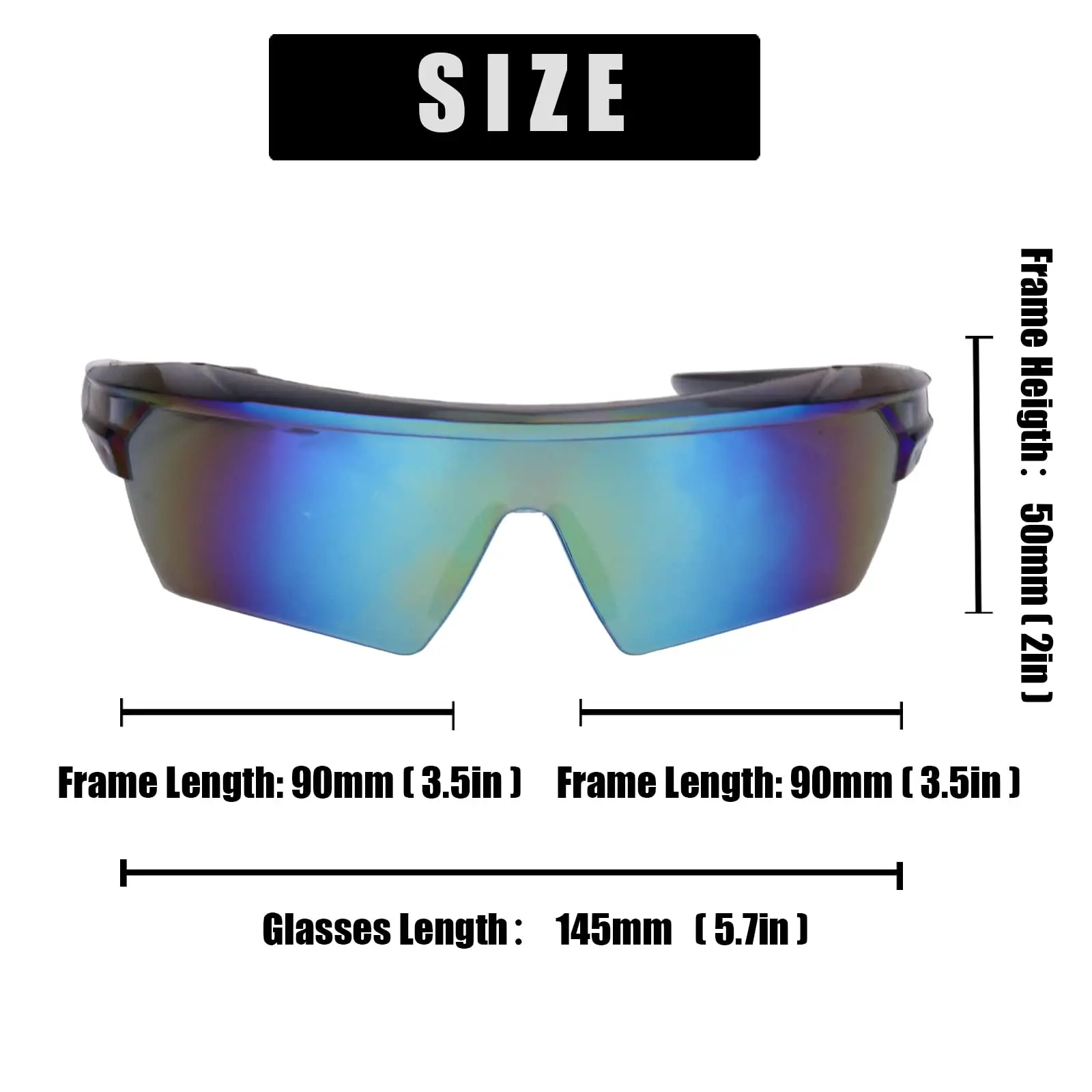 Cycling Glasses Men Women Sport Sunglasses UV400 Baseball Riding Fishing Running  Sun Glasses Work Eyewear Eye Protection