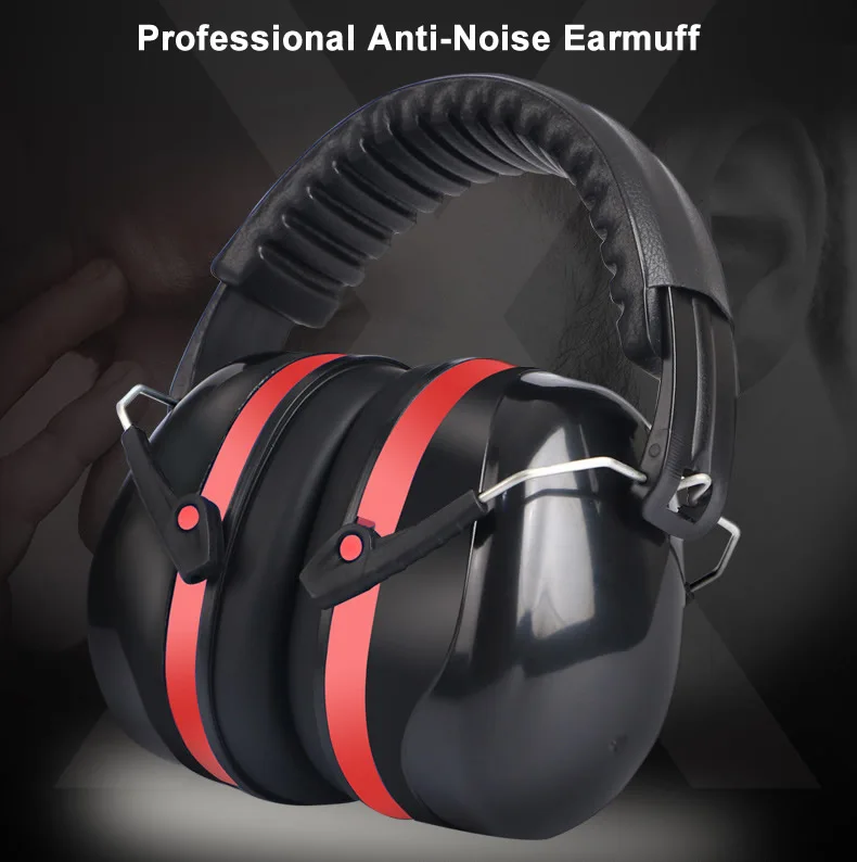 High Quality Anti-Noise Reduction Adjustable Headphone SNR-35dB Safety Earmuffs For Study Sleeping Woodwork Hearing Protection