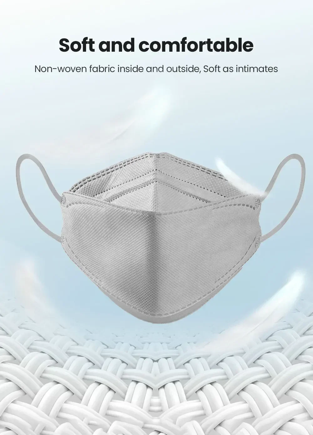 KN95 FFP2 CE 15 Color Wholesale Fish Mask Hygienic Mascarillas Protective Respirator Anti-Fog Adult FPP2 Reusable Masques