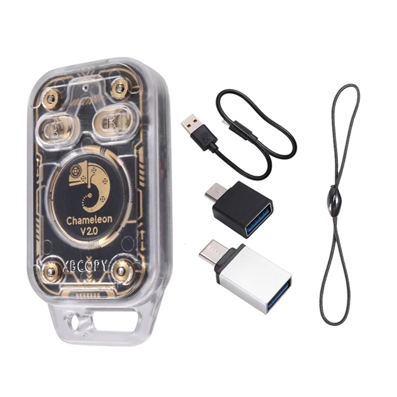 A73E-Restart Chameleon Ultra V2.0 RFID Smart Chip Reader Emulator 125Khz 13.56Mhz Card Decode NFC Duplicator Chameleon V2.0