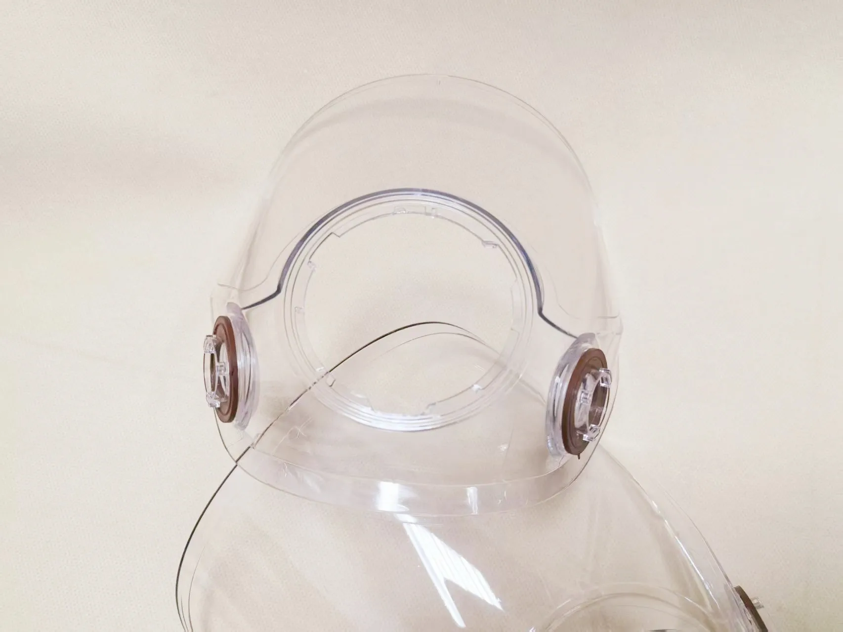2pcs 6898 Face Shield For 3M 6800 Gas Gask Protective Screen Replace Accessory Personal Security Protection Equipment