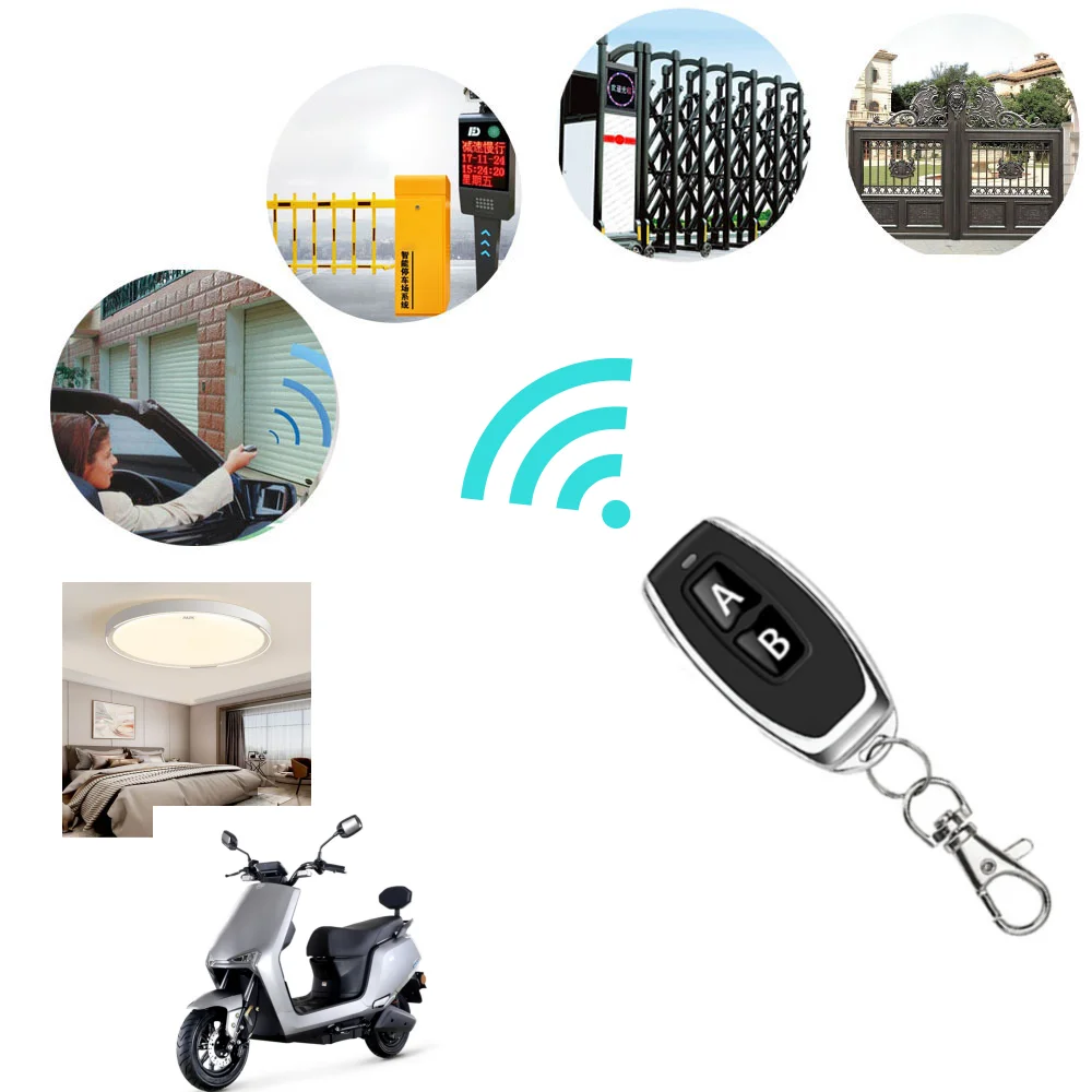315/433MHz Auto Copy Remote Control Electric Garage Door Opener Remote Controller Duplicator Clone Cloning Code Transmitter