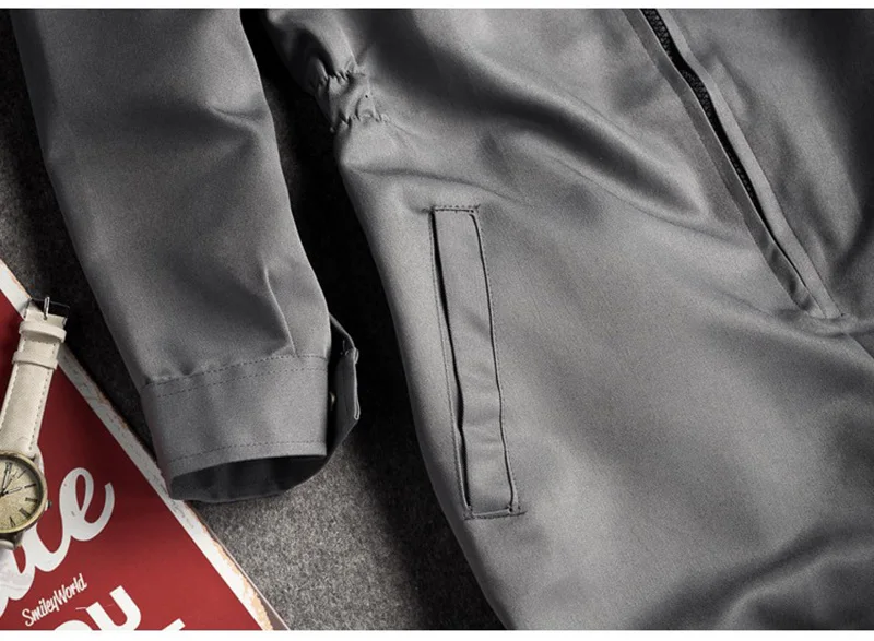 New Men's Long-Sleeved Overalls with Zipper Pocket Jumpsuit Fashion Labor Casual Work Clothes Plus Size S-4xl