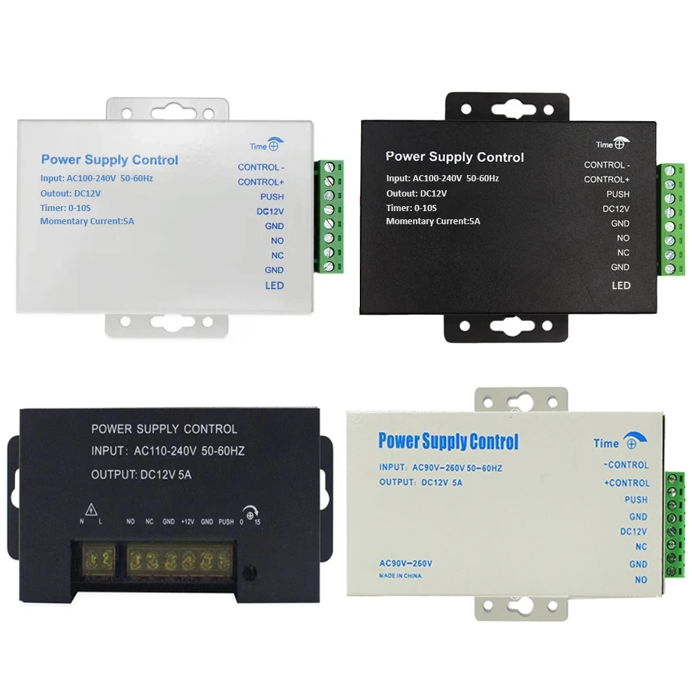 DC 12V Door Access Control System Switch Power Supply 3A 5A AC 100~240V For Electric Lock RFID Fingerprint Access Control System