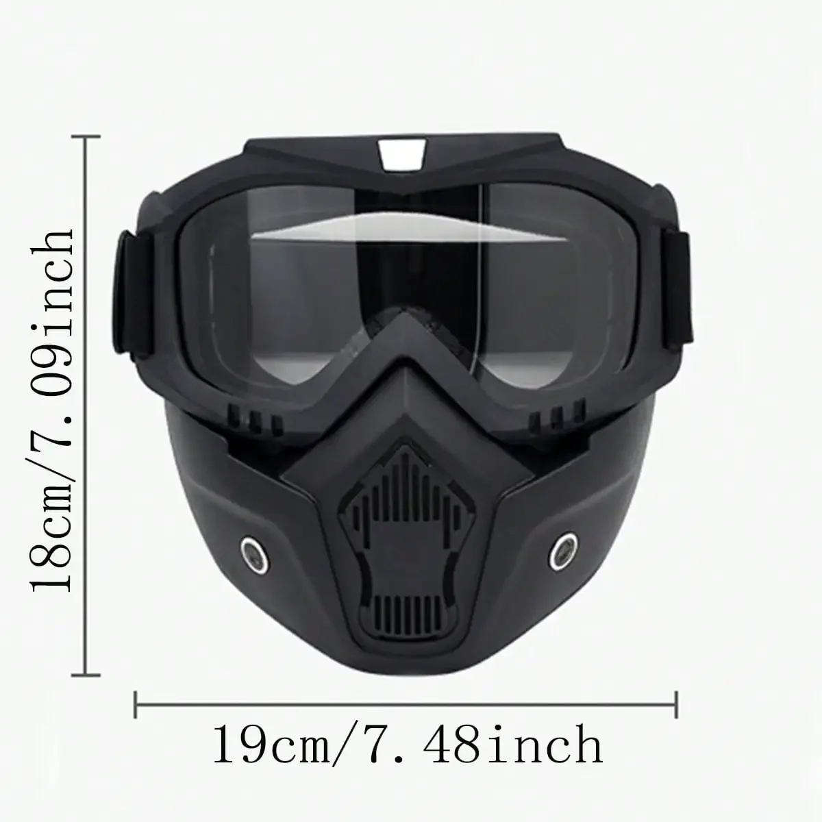 Goggles Full Face Hd Transparent Fog-proof Sand-proof Electric Welding Protective Glasses Versatile Breath-proof Windproof Mask
