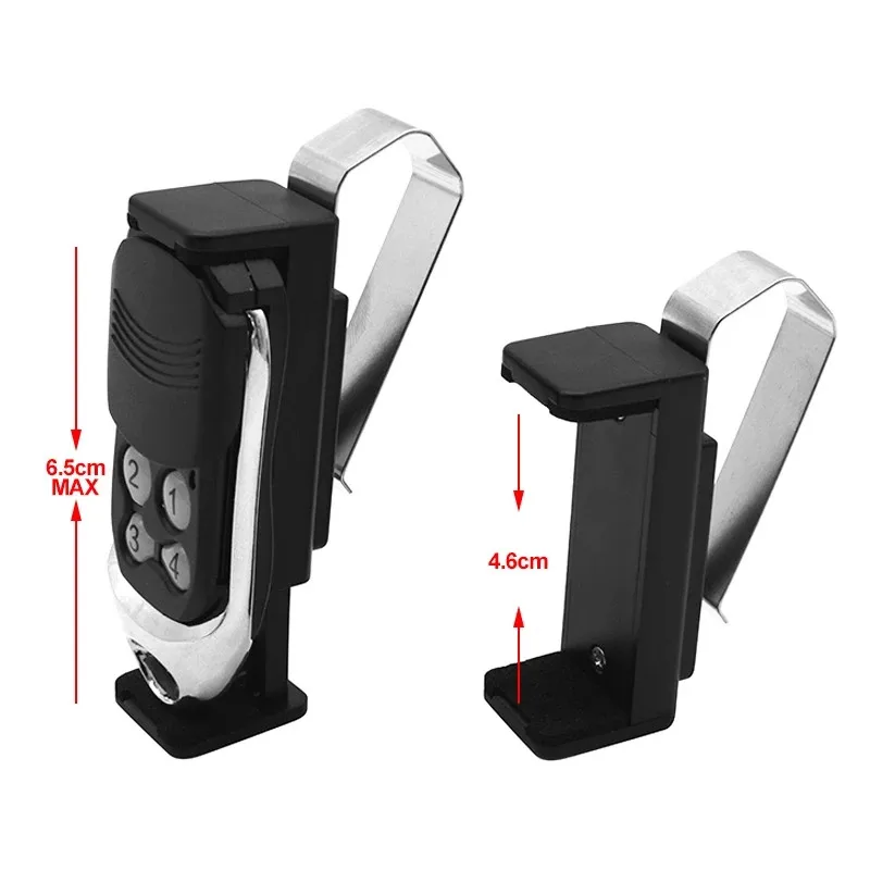 Car Sun Visor Clip Holder Gate Remote 47-68mm for Garage Door Control Car Keychain Barrier Universal Opener Quick Installation