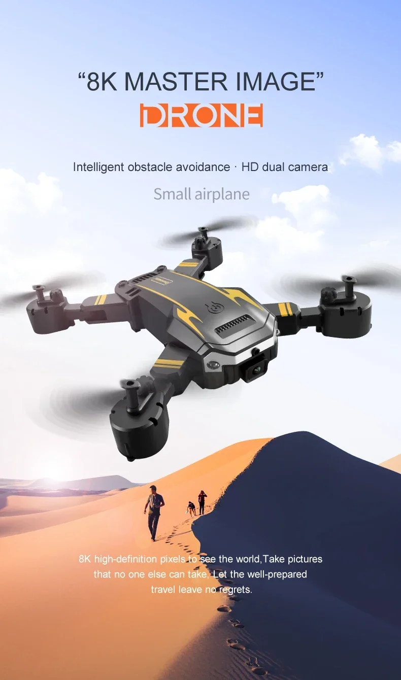 Outdoor G6 Drone 5G Professional 8K HD Aerial Photography Omnidirectional Obstacle Avoidance Quadrotor Distance 10000M