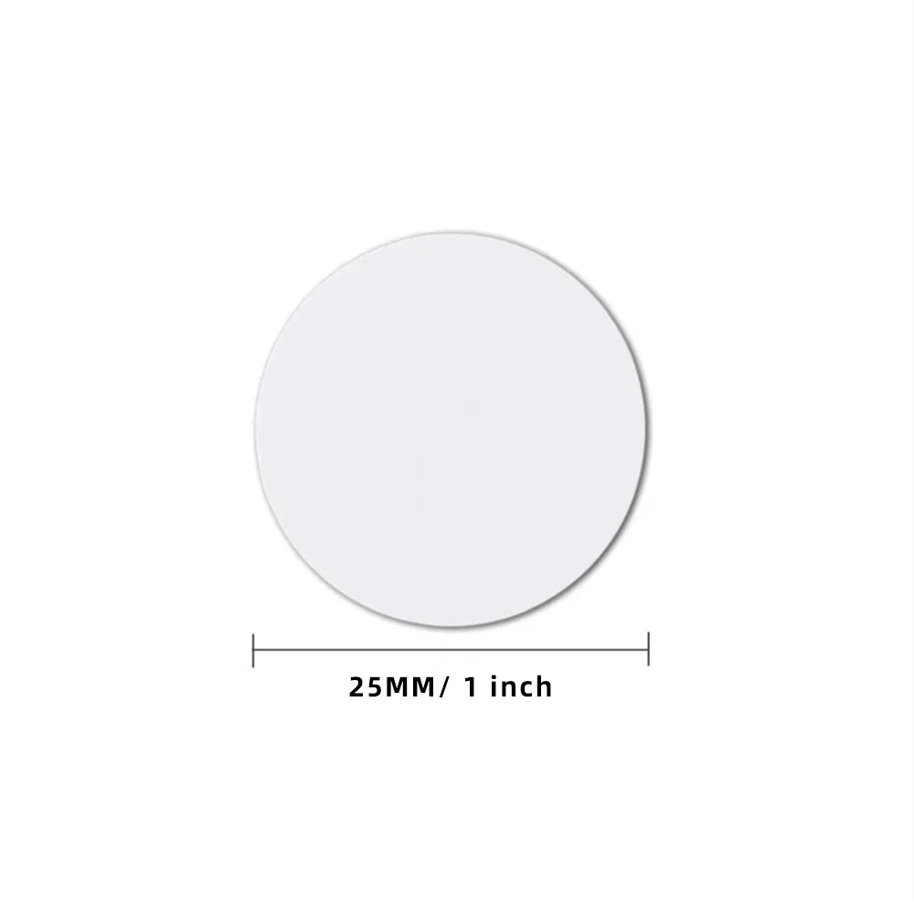 5PCS N/TAG 424 DNA Card 25mm NFC Coin Card NFC White Card Advanced Security and Privacy for Trusted IoT Applications Ntag424DNA