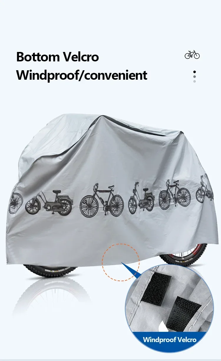 Bicycle Gear Waterproof Raincover Bike Cover Outdoor Sunshine Cover MTB Bicycle Case Cover Bike Gear Bike Accessories