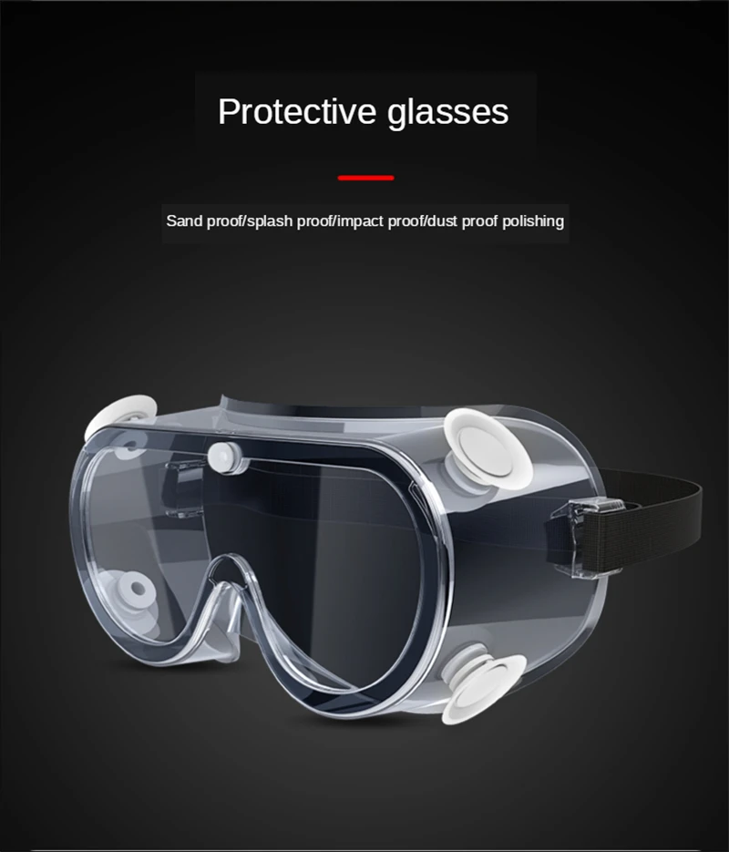 motorcycle Protective Safety Glasses Work Eye Anti-Fog Antisand windproof Anti Dust Saliva Goggles Eye Protection Soft PM033