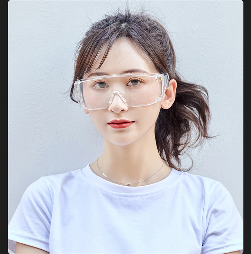 motorcycle Protective Safety Glasses Work Eye Anti-Fog Antisand windproof Anti Dust Saliva Goggles Eye Protection Soft PM033