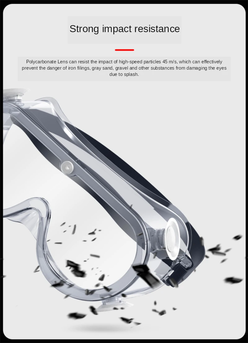 motorcycle Protective Safety Glasses Work Eye Anti-Fog Antisand windproof Anti Dust Saliva Goggles Eye Protection Soft PM033