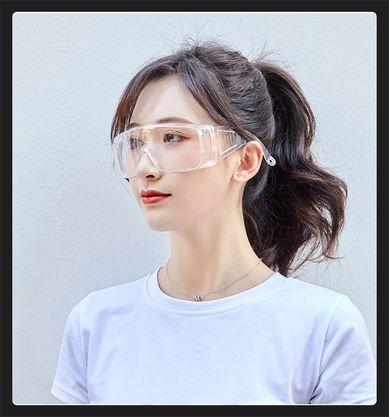 motorcycle Protective Safety Glasses Work Eye Anti-Fog Antisand windproof Anti Dust Saliva Goggles Eye Protection Soft PM033