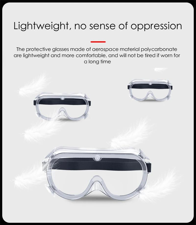 motorcycle Protective Safety Glasses Work Eye Anti-Fog Antisand windproof Anti Dust Saliva Goggles Eye Protection Soft PM033
