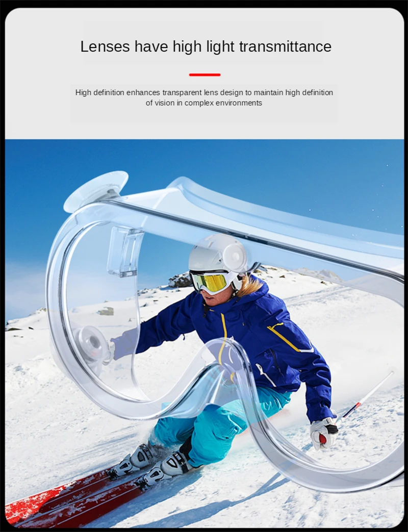 motorcycle Protective Safety Glasses Work Eye Anti-Fog Antisand windproof Anti Dust Saliva Goggles Eye Protection Soft PM033