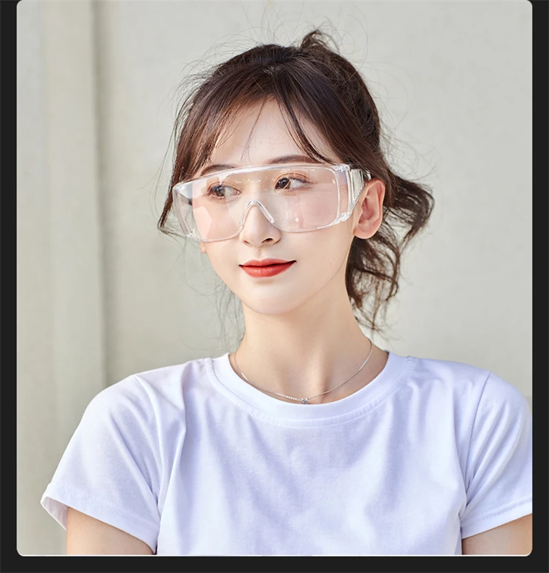 motorcycle Protective Safety Glasses Work Eye Anti-Fog Antisand windproof Anti Dust Saliva Goggles Eye Protection Soft PM033