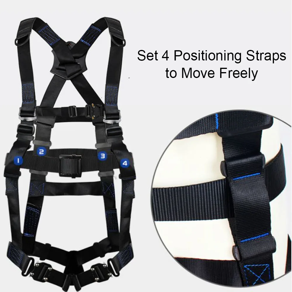High-altitude Work Harness Five Point Safety Belt Outdoor Rock Climbing Training Electrician Construction Protective Equipment