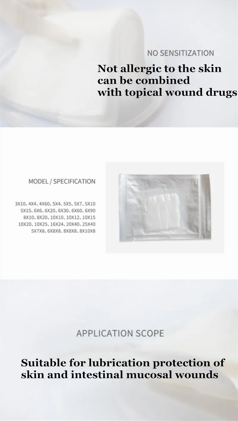 50 Pcs Medical Vaseline Gauze Disposable Sterile Pads Lubricate The Skin To Reduce Wound Adhesions And Promote Wound Healing