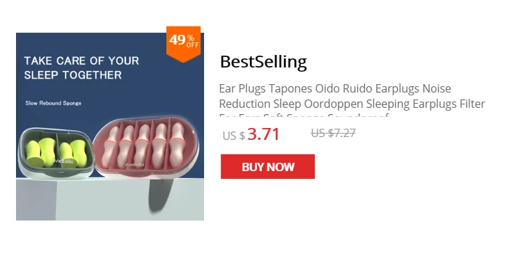 Ear Plugs Tapones Oido Ruido Bouchon Oreille Sleep Plug Earplugs Tapones Para Dormir Zatyczki Do Uszu Tappi Orecchie Earplugs
