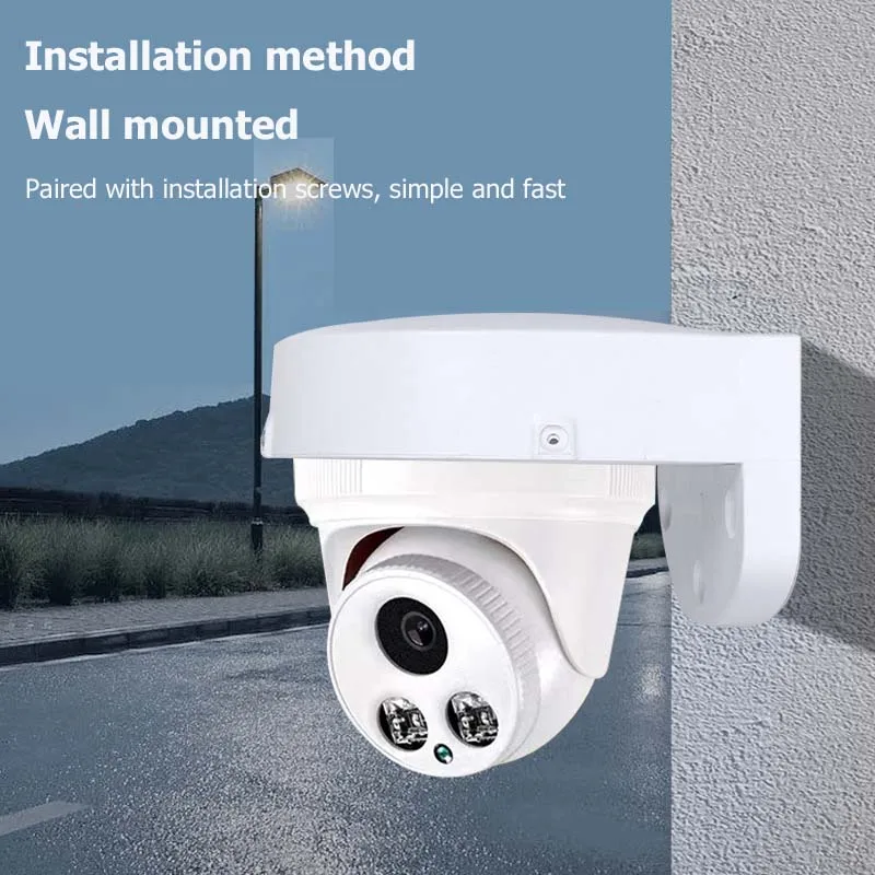 Surveillance Dome Camera Bracket Accessories Thickening Plastic L Type Durable Wall Mount Indoor Outdoor Cable Storage Box