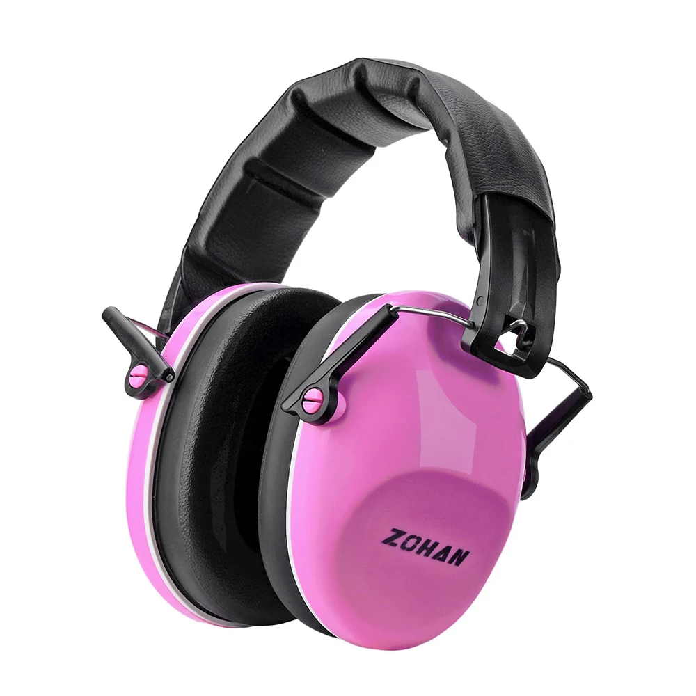 ZOHAN Kids Ear Protection Hearing Safety Noise Reduction Adjustable Earmuffs For Children Autism Hearing Sensory Issues NRR 25dB