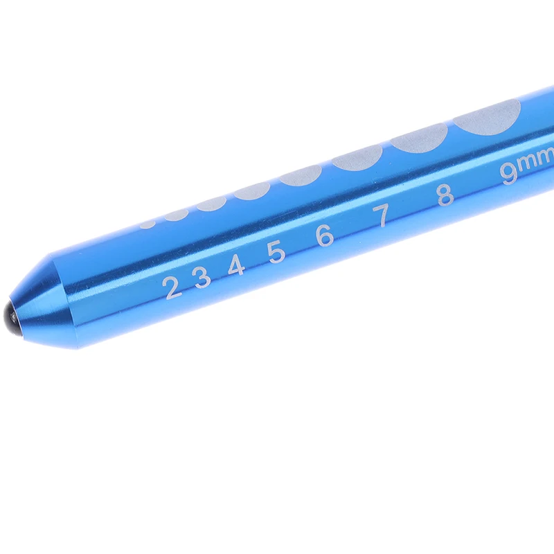 1PC LED Flashlight Work Light First Aid Pen Light Torch Lamp Pupil Gauge Measurement Portable Medical Pen Light
