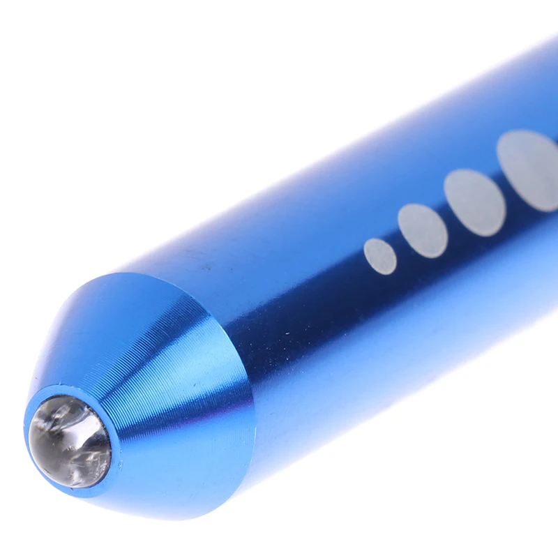 1PC LED Flashlight Work Light First Aid Pen Light Torch Lamp Pupil Gauge Measurement Portable Medical Pen Light
