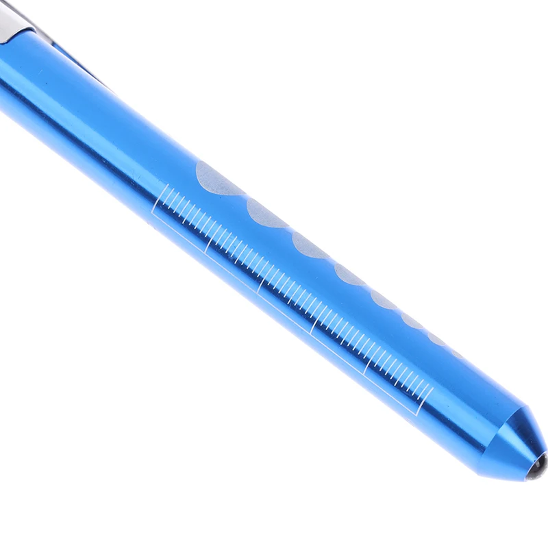 1PC LED Flashlight Work Light First Aid Pen Light Torch Lamp Pupil Gauge Measurement Portable Medical Pen Light