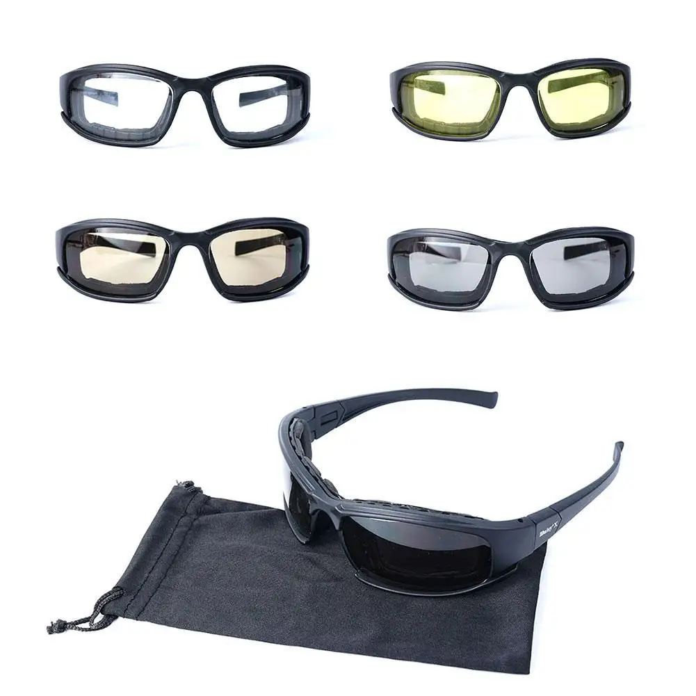 Daisy Tactical Polarized Glasses Outdoor Sport Goggles Sunglasses with 4 Lens Original Box Men Shooting Hiking Eyewear