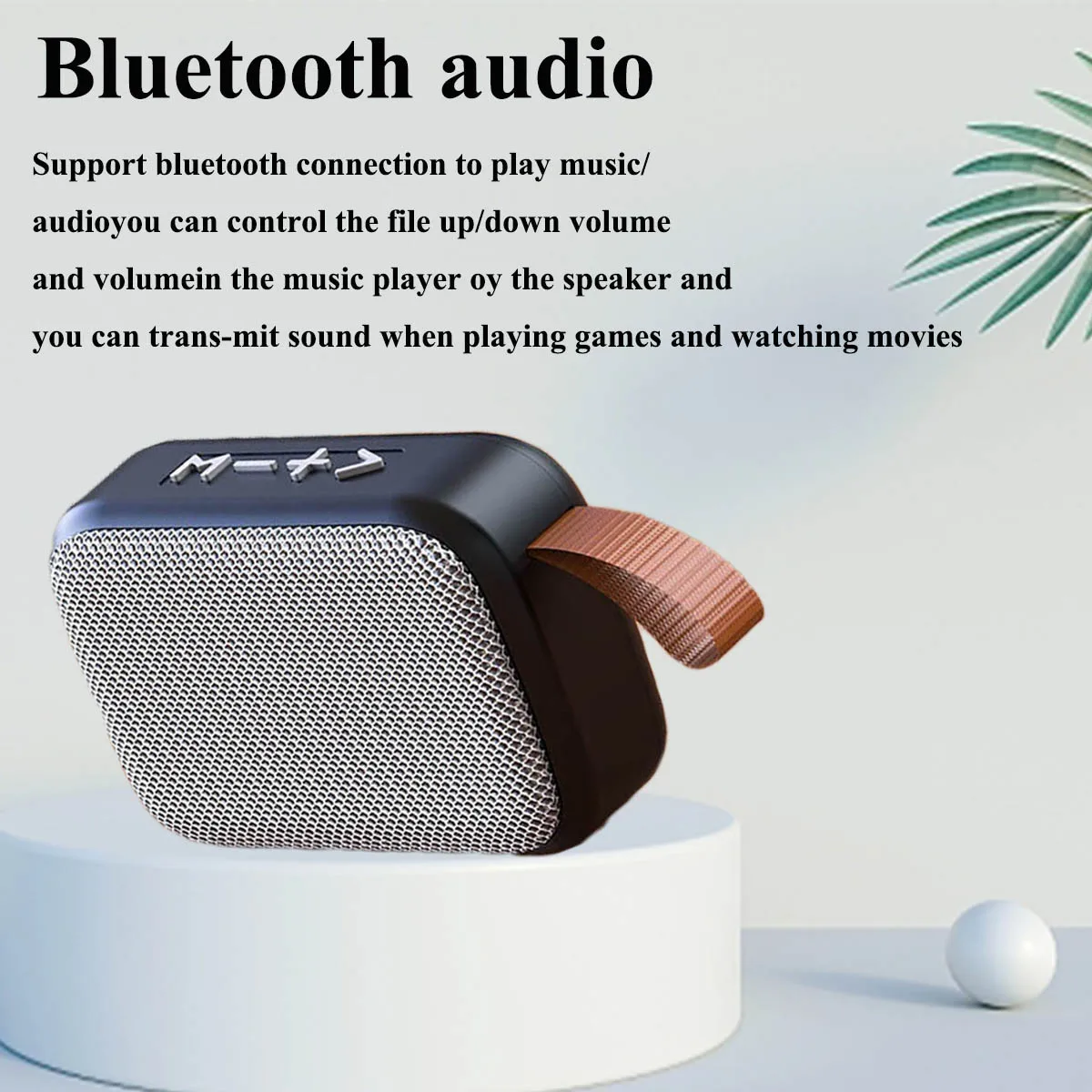 Portable Speakers Outdoor Bluetooth 5.0 Mini Oxford Loudspeaker Wireless Column 3D Stereo Music Player Surround Hifi Sound Box